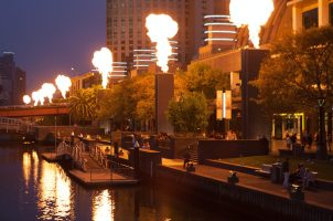 Crown Casino Fire Show