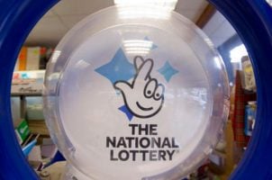 National Lottery sign