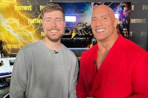 MrBeast and The Rock