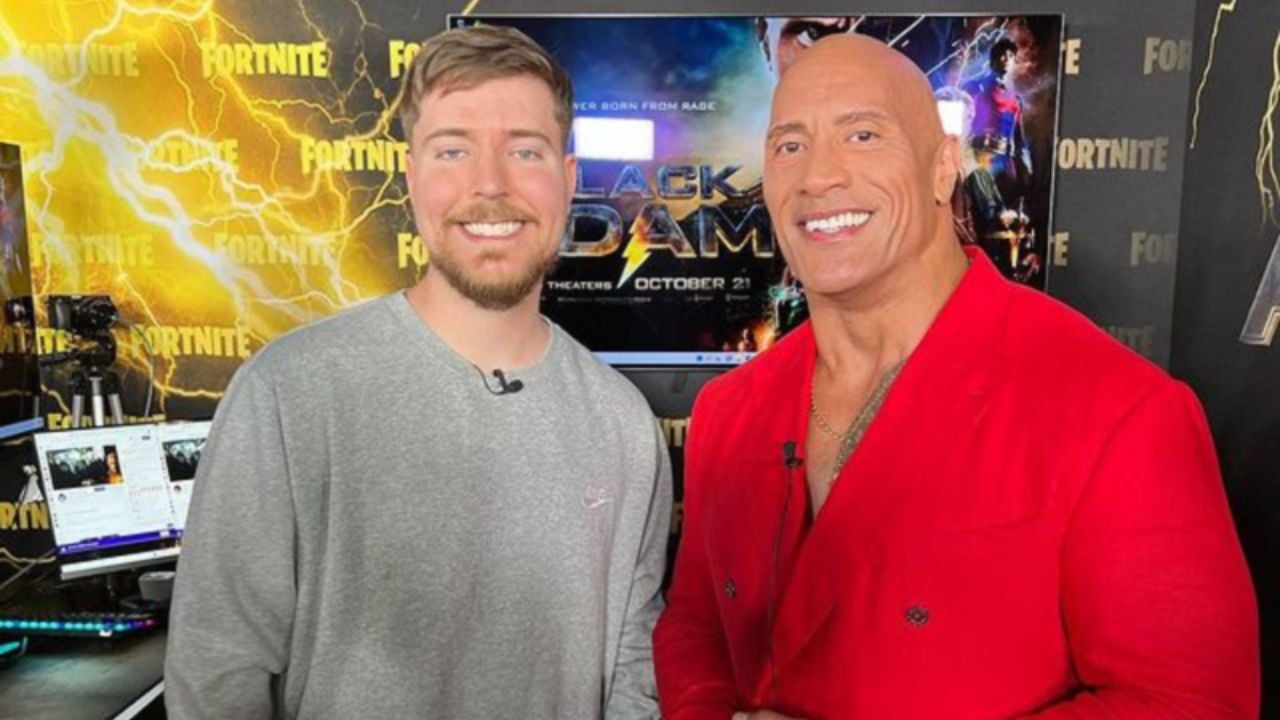 MrBeast and The Rock