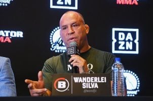 Wanderlei Silva in a pre-fight press conference for the MMA