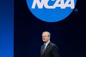 NCAA Charlie Baker sports betting