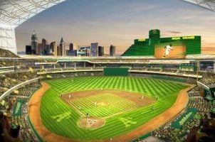 Las Vegas baseball stadium, Oakland A’s, NSEA, AFL-CIO, Laborers Local 872