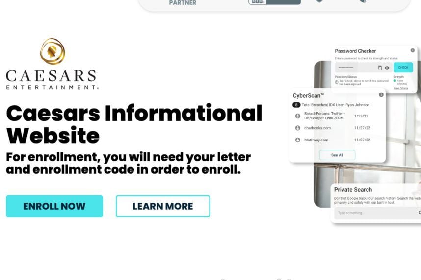 Caesars Entertainment cyberattack Caesars Rewards