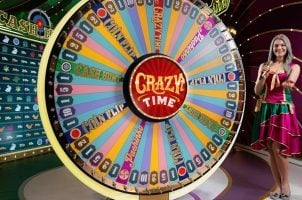 Evolution Brings 'Crazy Time' Live Game Show to New Jersey Online Casinos