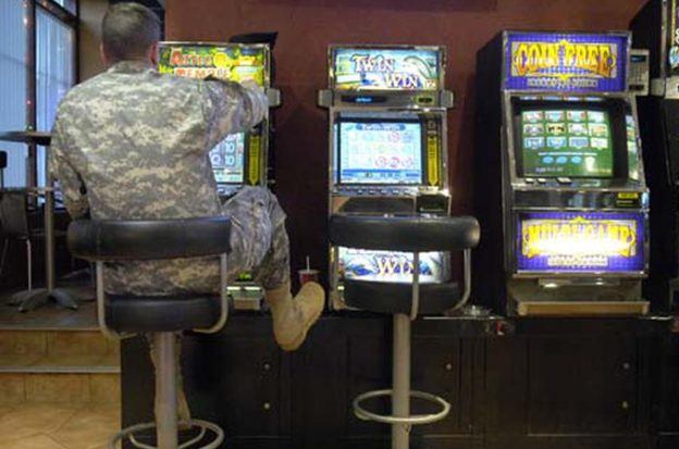 slot machines military bases