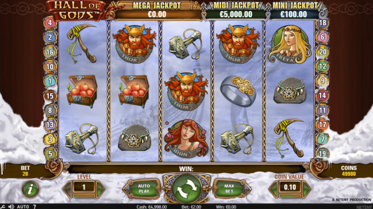 hall of gods slot machine