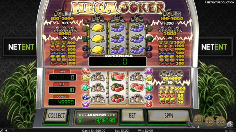 mega joker jackpot slot Canada