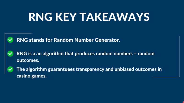 casino rng key takeaways