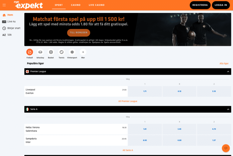expekt betting online