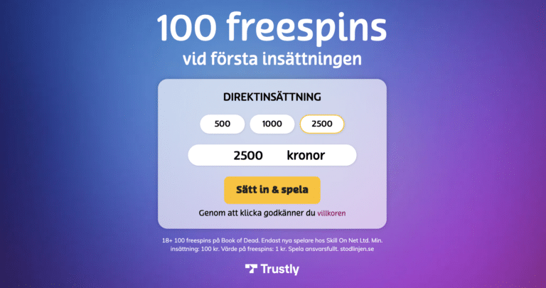 100 free spins playojo bonus