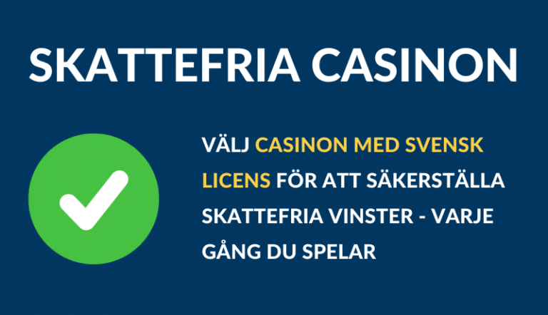 SKATTEFRIA CASINON