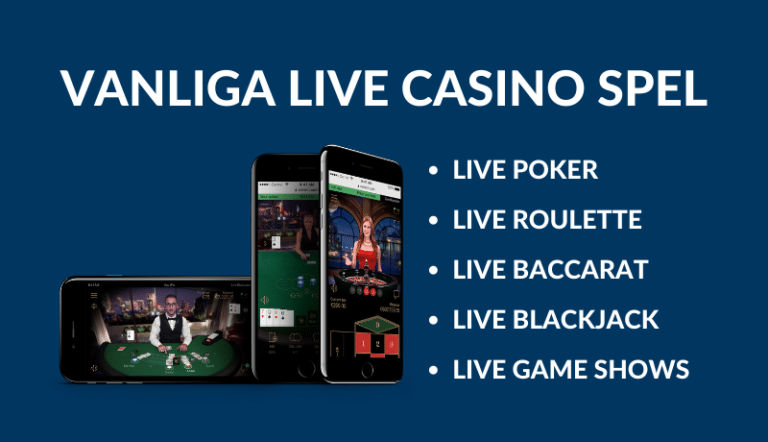 spel på live casinon