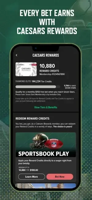 Caesars Sportsbook rewards