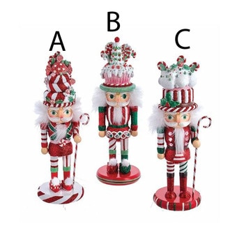 10" Candy Cake Nutcracker