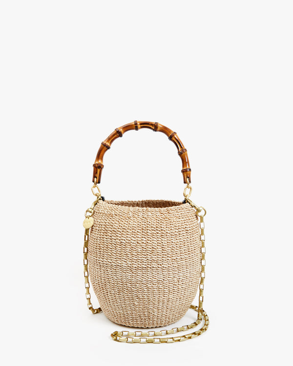 Pot de Miel w/ Bamboo Handle with crossbody strap