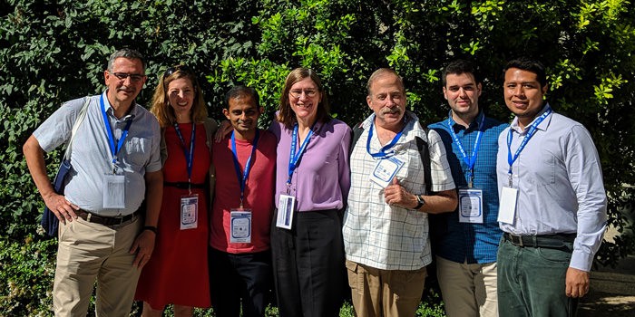 Class Central team and contributors with Barbara Oakley at Learning with MOOCS conference in Madrid.