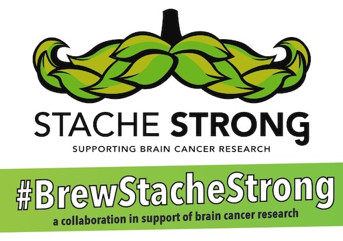 #brewstachestrong aims to promote brain-cancer awareness as well as raise money.