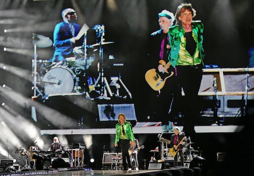 Rolling Stones perform at Cleveland Browns Stadium during their Hackney Diamonds Tour stop.