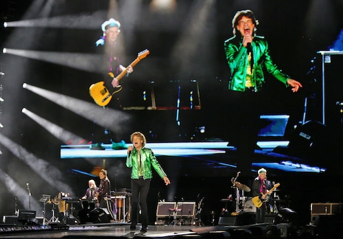 Rolling Stones perform at Cleveland Browns Stadium during their Hackney Diamonds Tour stop.