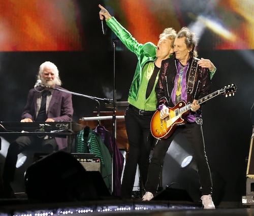 Rolling Stones perform at Cleveland Browns Stadium during their Hackney Diamonds Tour stop.