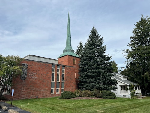 Clague Road United Church of Christ is located at 3650 Clague Road in North Olmsted
