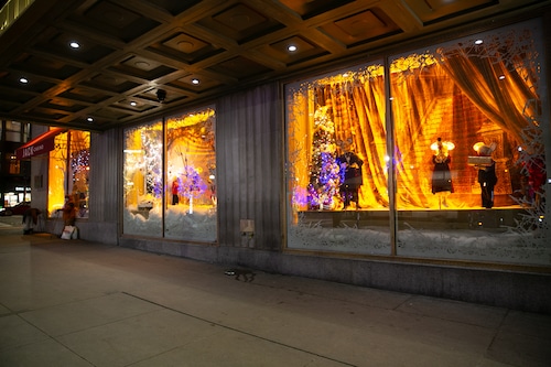 the nutcracker in the higbee windows