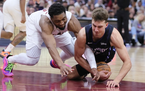 Cleveland cavaliers in game one of the first round of NBA playoffs agains the Orlando Magic