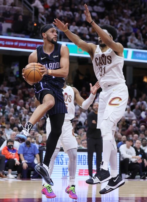 Cleveland cavaliers in game one of the first round of NBA playoffs agains the Orlando Magic