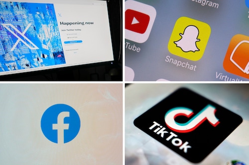 Social media app logos