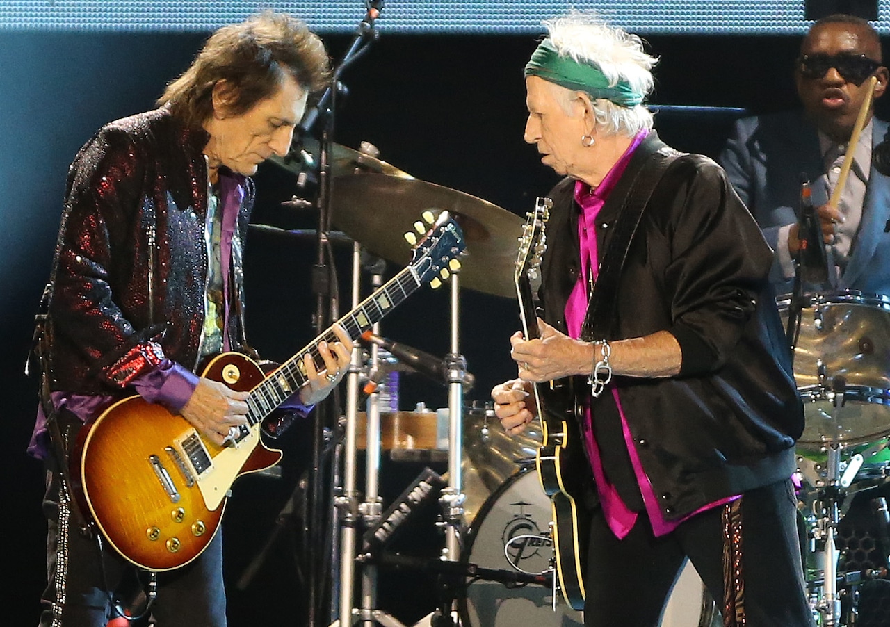 Rolling Stones perform at Cleveland Browns Stadium during their Hackney Diamonds Tour stop.