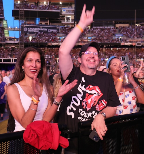 Rolling Stones perform at Cleveland Browns Stadium during their Hackney Diamonds Tour stop.