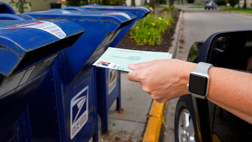 USPS blue box mailboxes