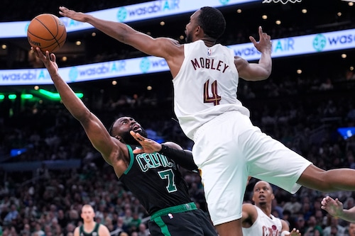 Cavaliers battle the Celtics in game 5 of the NBA playoffs