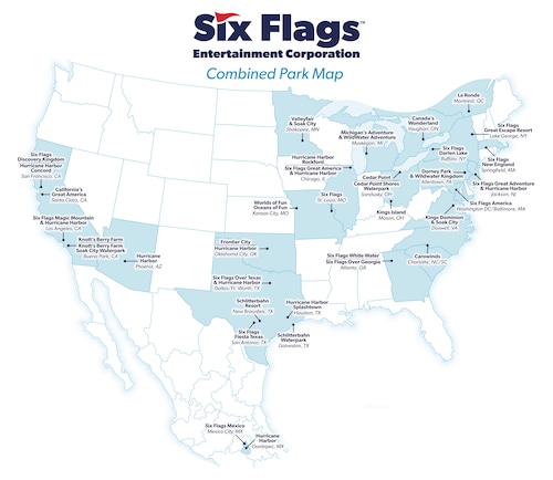 Six Flags and Cedar Fair merge