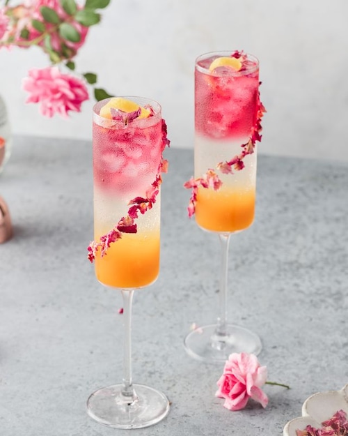 Lychee Rose Gin Spritz