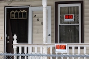 The Cuyahoga Metropolitan Housing Authority hopes for a federal grant to provide housing mobility counselors to help voucher recipients move to high-opportunity communities.  In this photo, an apartment for rent is seen in a photo edited to remove the contact phone number. (Photo by Lisa DeJong)