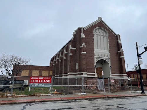 Construction is underway on the former Trinity Church property, which is located on Detroit Avenue in Lakewood