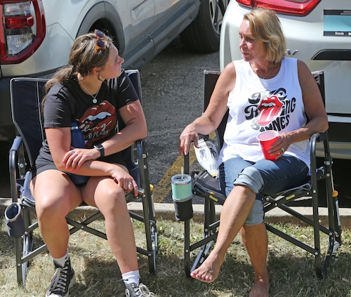 Rolling Stones pre concert fan photos