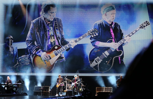 Rolling Stones perform at Cleveland Browns Stadium during their Hackney Diamonds Tour stop.