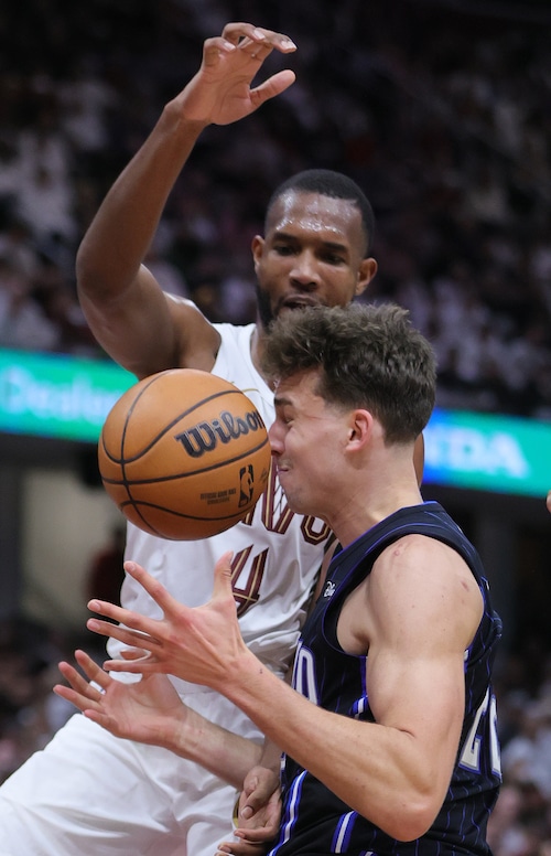 Cleveland cavaliers in game one of the first round of NBA playoffs agains the Orlando Magic