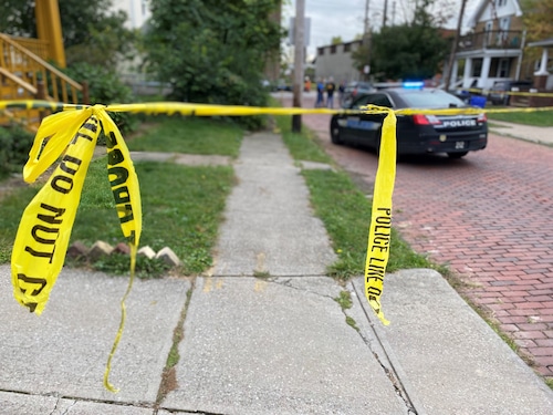 Cleveland police crime scene