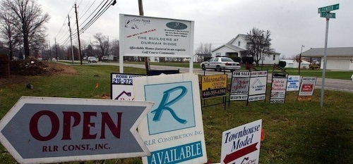 Home sale signs