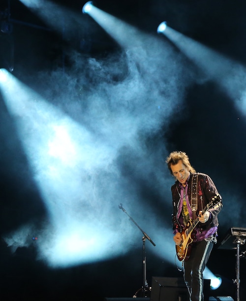 Rolling Stones perform at Cleveland Browns Stadium during their Hackney Diamonds Tour stop.