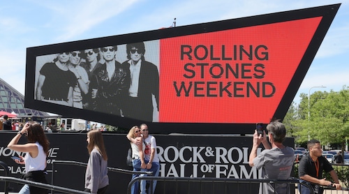 Rolling Stones pre concert fan photos