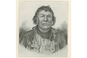 Prairie Band Potawatomi Chief Shab-eh-nay, shown in this image provided by the Northern Illinois University Digital Library, is at the center of legislation in Illinois to compensate the tribe for land taken from the tribe. Shab-eh-nay, who was born about 1775 and died in 1859, was promised land in northern Illinois in an 1829 treaty, but the government sold it to white settlers in about 1848. The General Assembly is poised to approve a plan to transfer control of the nearby Shabbona Lake State Recreation Area to the Prairie Band. (NIU Digital Library via AP)