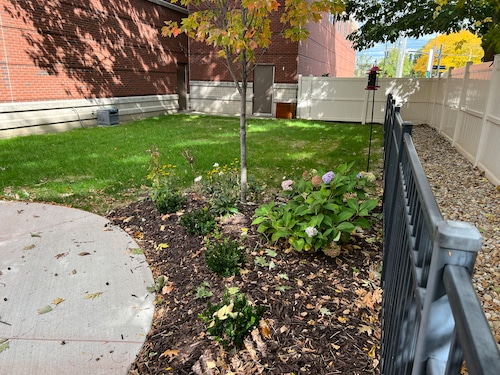 The Lakewood Family YMCA recently dedicated Susan’s Garden, which is located in the back of the Detroit Road building