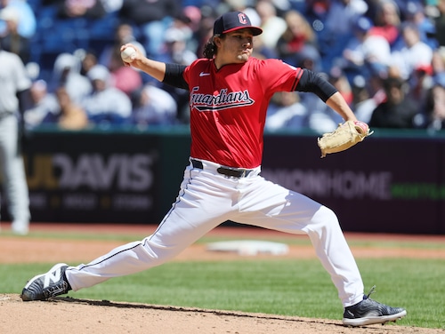 Cleveland Guardians battle the New York Yankees at Progress Field in game one of a split double header