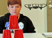 "Game of Drones" was one of 17 programs available to participants at Polaris Career Center's Camp Discovery this year. (Beth Mlady/special to cleveland.com)