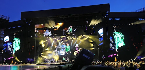 Rolling Stones perform at Cleveland Browns Stadium during their Hackney Diamonds Tour stop.